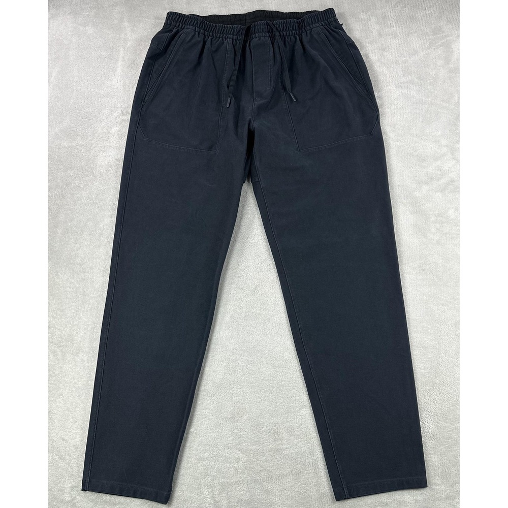 Lululemon Utilitech Pants Mens Large Navy Blue Elastic Waist Casual Athletic Gym